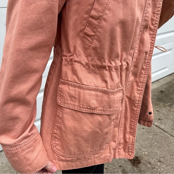 NWOT Peach denim zip up jacket universal threads S - Picture 3 of 10